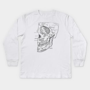 Human Body - Face Kids Long Sleeve T-Shirt